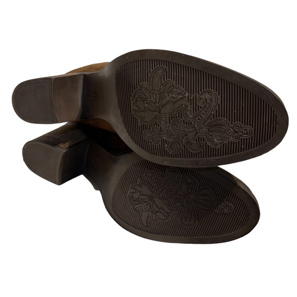 Bos. & Co. Houston Dark Tan Brown Suede Waterproof Knee High Boot - Picture 9 of 13